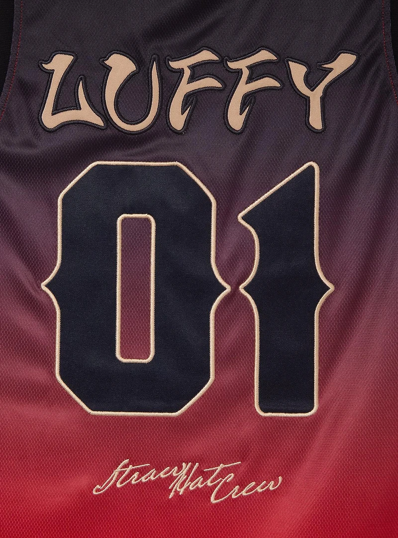 One Piece Straw Hat Crew Monkey D. Luffy Basketball Jersey - BoxLunch Exclusive