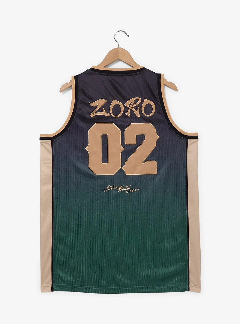 One Piece Straw Hat Crew Roronoa Zoro Basketball Jersey - BoxLunch Exclusive
