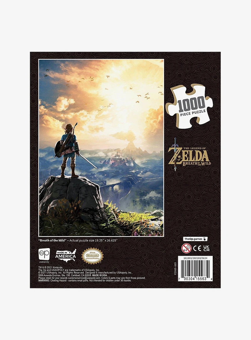 Nintendo The Legend of Zelda: Breath Of The Wild Mountain Scene 1,000 Piece Puzzle