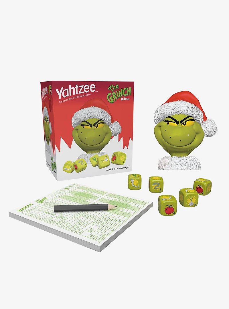 The Grinch Yahtzee Game