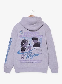 KPop Demon Hunters Jinu & Rumi Zippered Hoodie