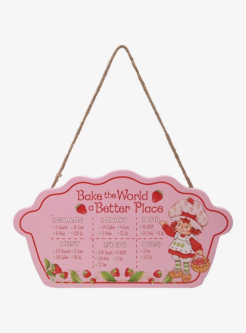 Strawberry Shortcake Bake the World a Better Place Kitchen Conversion Chart — BoxLunch Exclusive
