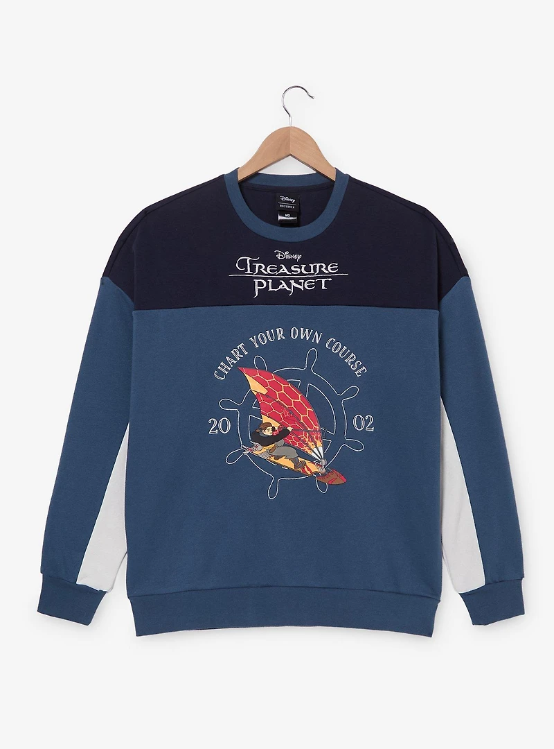 Disney Treasure Planet Color Block Crewneck — BoxLunch Exclusive