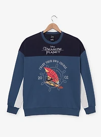 Disney Treasure Planet Color Block Crewneck — BoxLunch Exclusive