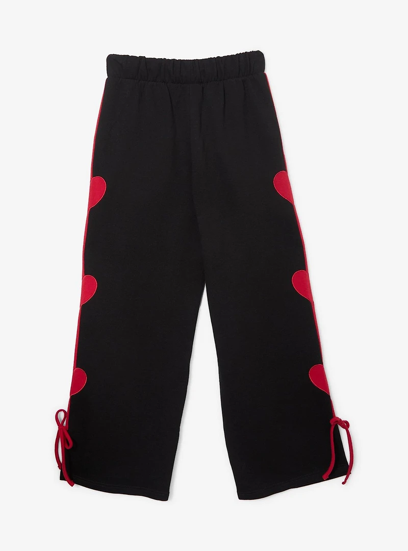 Disney Alice Wonderland Queen of Hearts Red Rose Society Women's Plus Sweatpants - BoxLunch Exclusive