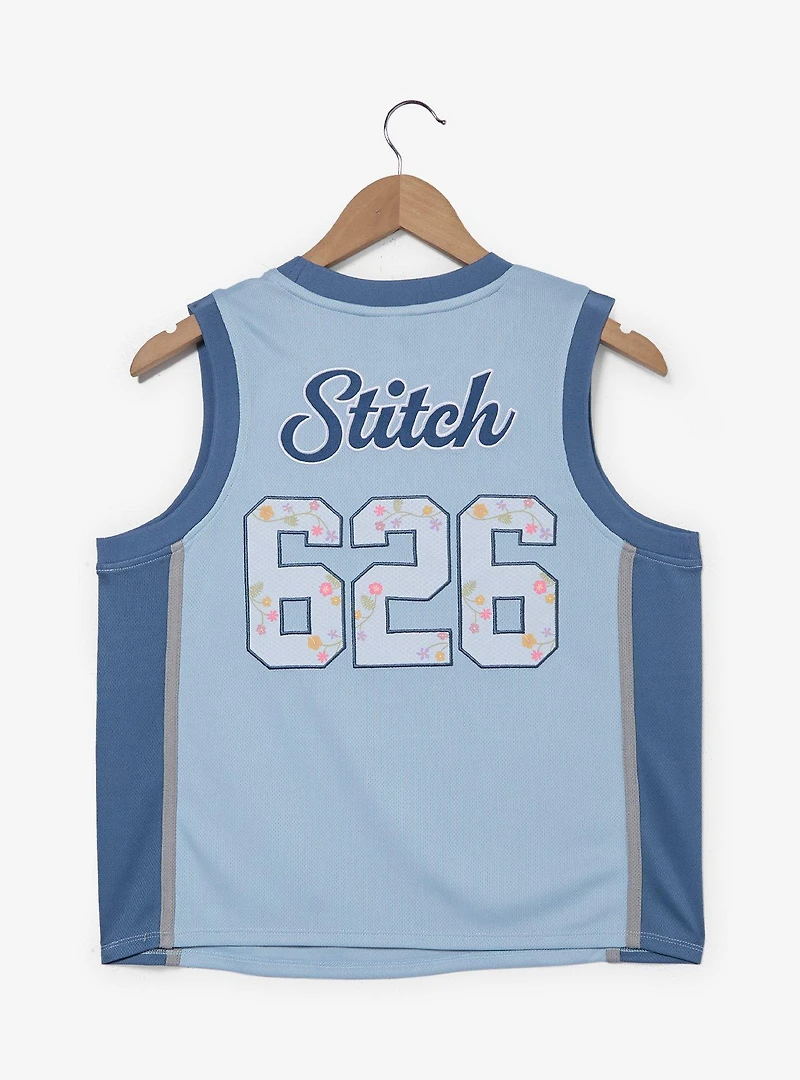 Disney Lilo & Stitch Ohana Women's Cropped Basketball Jersey — BoxLunch Exclusive