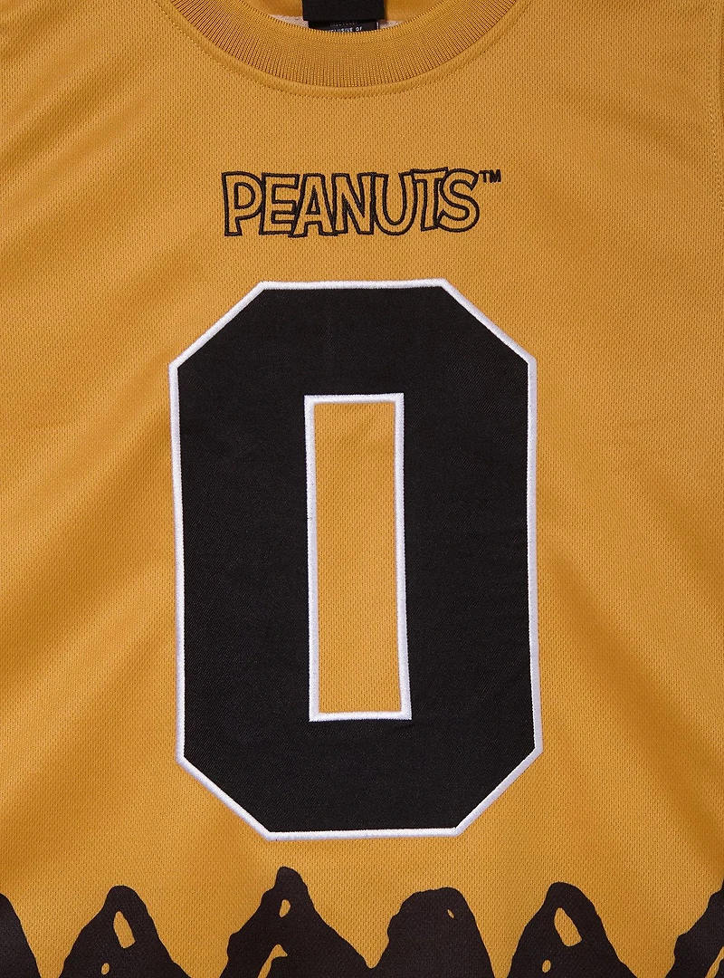 Peanuts Charlie Brown Stripe Women's Plus Basketball Jersey — BoxLunch Exclusive