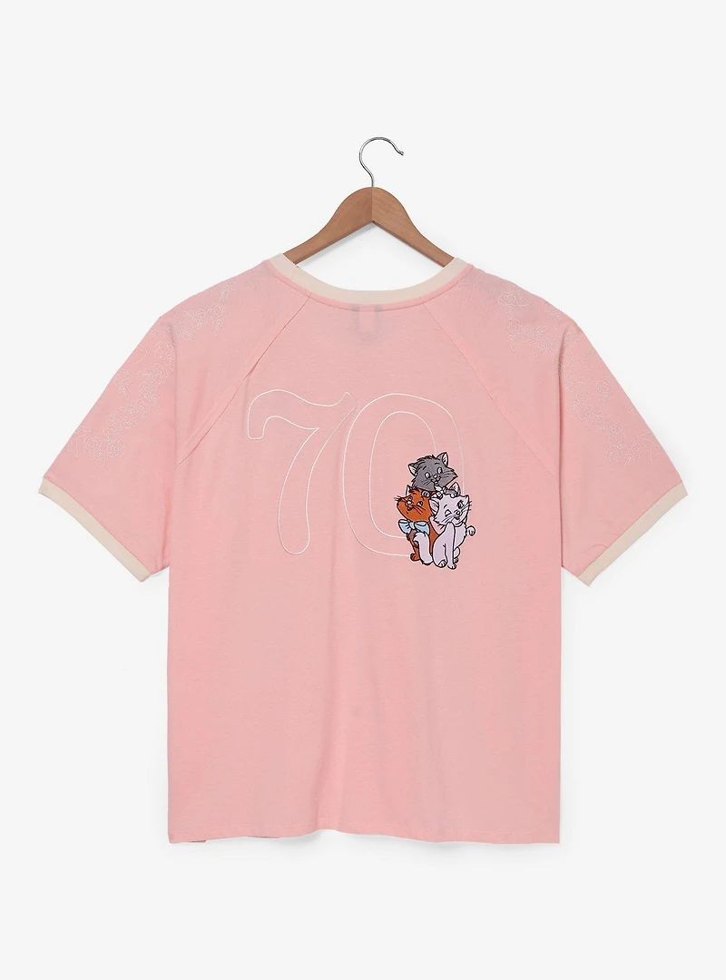 Disney The Aristocats Pink Pocket Women's Plus T-Shirt — BoxLunch Exclusive