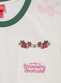 Strawberry Shortcake Embroidered Women's Jersey T-Shirt - BoxLunch Exclusive