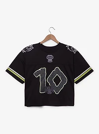 DreamWorks How To Train Your Dragon Toothless Women's Plus Cropped Football Jersey - BoxLunch Exclusive