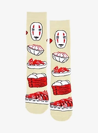 Studio Ghibli® Spirited Away No-Face Food Allover Print Crew Socks - BoxLunch Exclusive