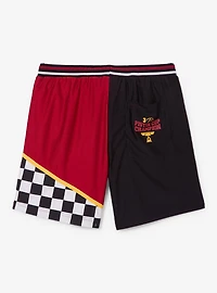 Disney Pixar Lightning McQueen Color Block Basketball Shorts - BoxLunch Exclusive