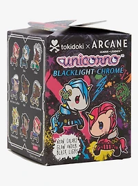 tokidoki x Arcane Unicorno Blacklight Chrome Blind Box Figure