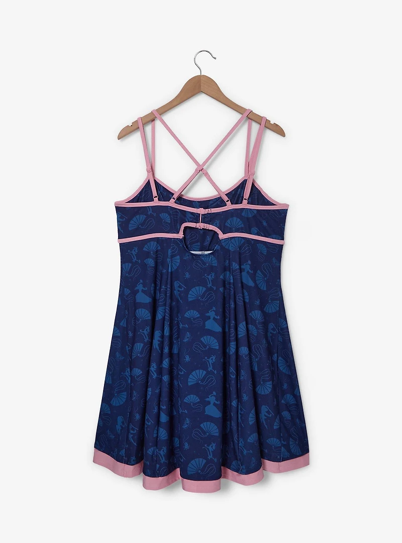 Disney Mulan Icons Allover Print Plus Active Dress - BoxLunch Exclusive