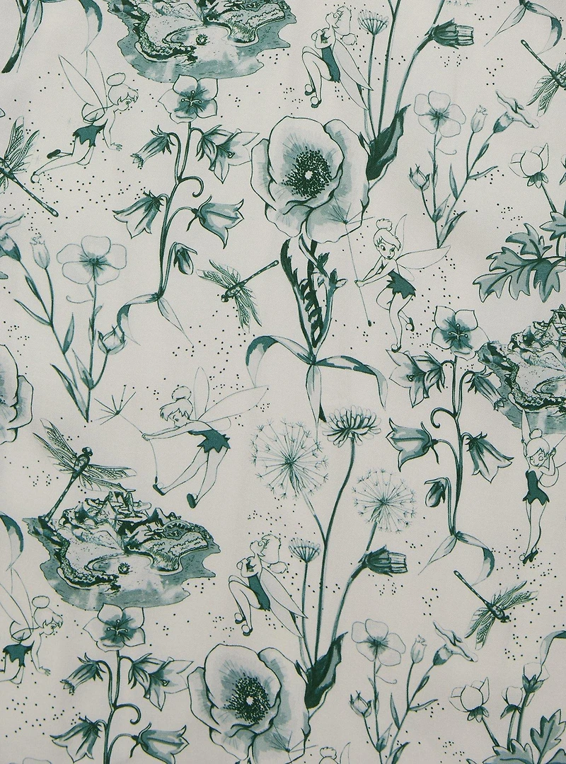 Disney Peter Pan Tinker Bell Floral Allover Print Tank Dress - BoxLunch Exclusive