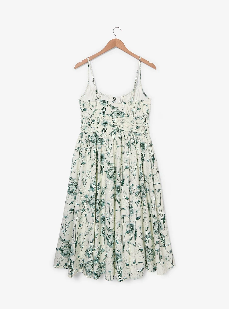 Disney Peter Pan Tinker Bell Floral Allover Print Plus Tank Dress - BoxLunch Exclusive
