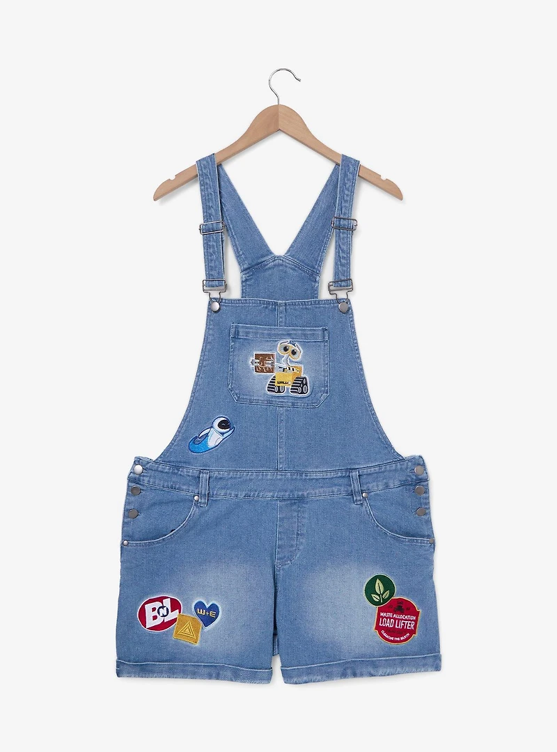 Disney Pixar WALL-E Icons Women's Plus Short Overalls — BoxLunch Exclusive