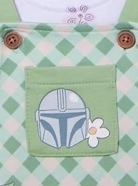Star Wars The Mandalorian Grogu Spring Infant T-Shirt & Overall Set — BoxLunch Exclusive