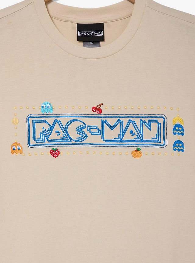 PAC-MAN Embroidered Logo T-Shirt - BoxLunch Exclusive