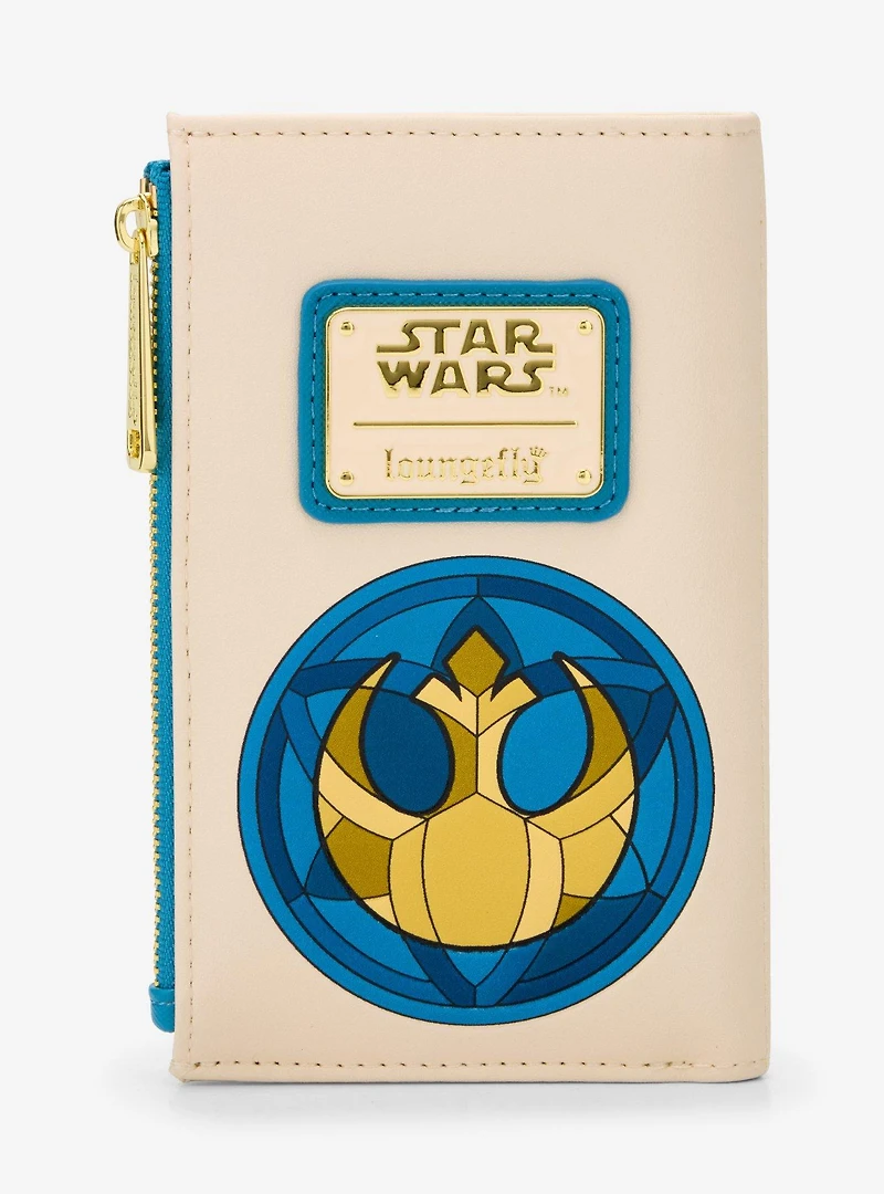 Loungefly Star Wars R2-D2 Stained Glass Portrait Wallet - BoxLunch Exclusive