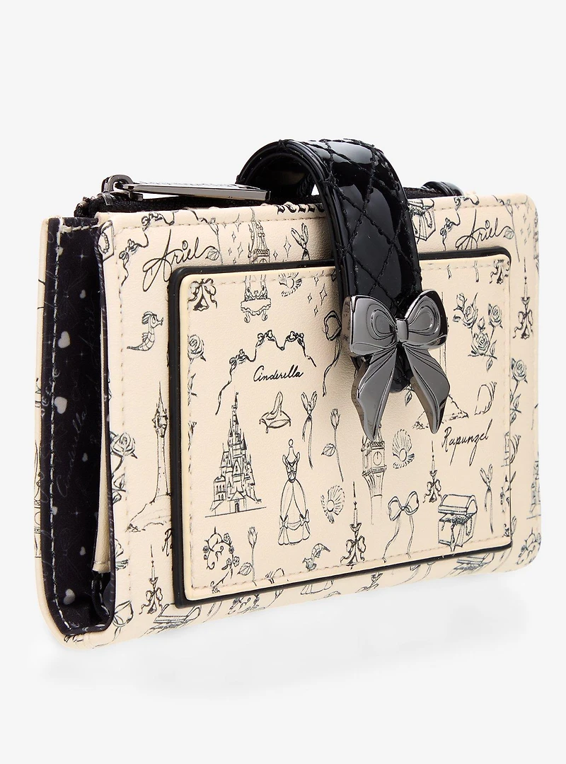 Loungefly Disney Princess Sketch Icons Wallet- BoxLunch Exclusive