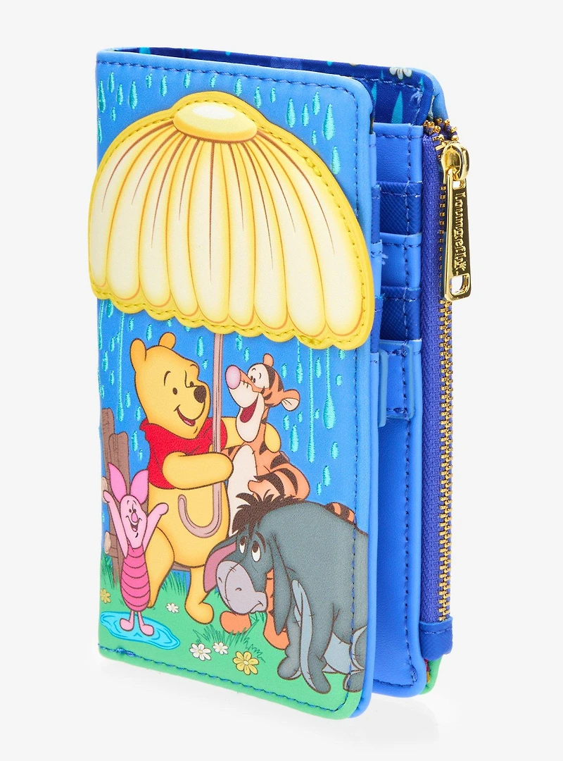 Loungefly Disney Winnie the Pooh Rainy Umbrella Scene Wallet - BoxLunch Exclusive