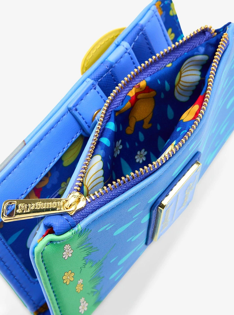 Loungefly Disney Winnie the Pooh Rainy Umbrella Scene Wallet - BoxLunch Exclusive