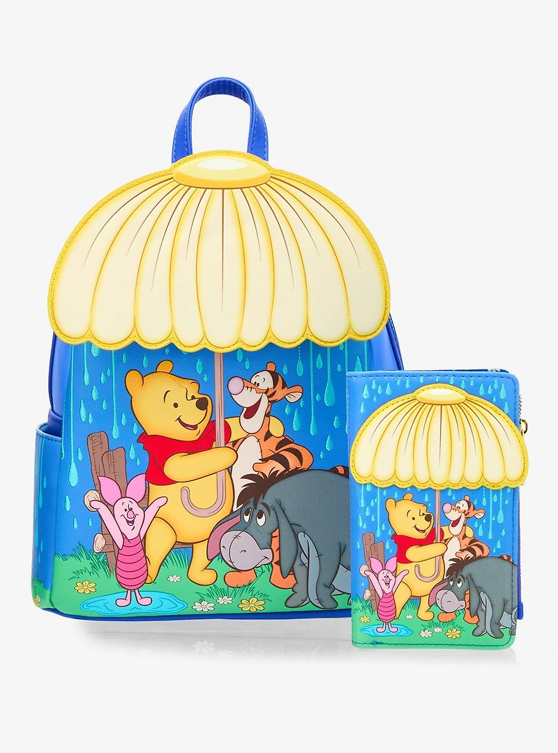 Loungefly Disney Winnie the Pooh Rainy Umbrella Scene Wallet - BoxLunch Exclusive