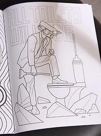 The Official Skibidi Toilet Coloring Book