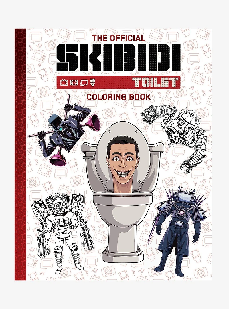 The Official Skibidi Toilet Coloring Book
