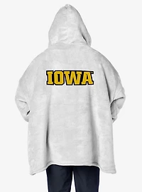 NCAA Iowa Hawkeyes Heather Grey Pullover Hoodie