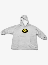 NCAA Iowa Hawkeyes Heather Grey Pullover Hoodie