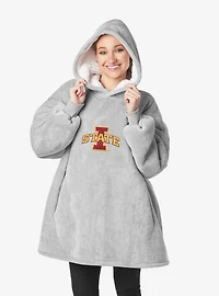 NCAA Iowa State Cyclones Heather Grey Pullover Hoodie