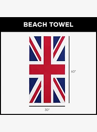 England Flag Beach Towel