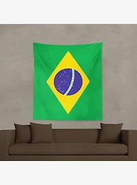 Brazil Flag 50x60" Wall Hanging