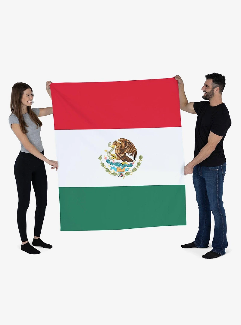 Mexico Flag 50x60" Wall Hanging