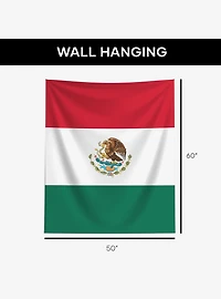 Mexico Flag 50x60" Wall Hanging