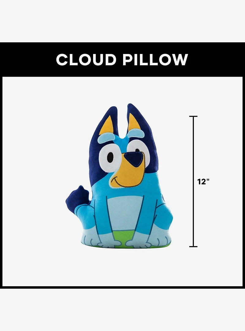 Bluey Happy Bluey Cloud Pillow
