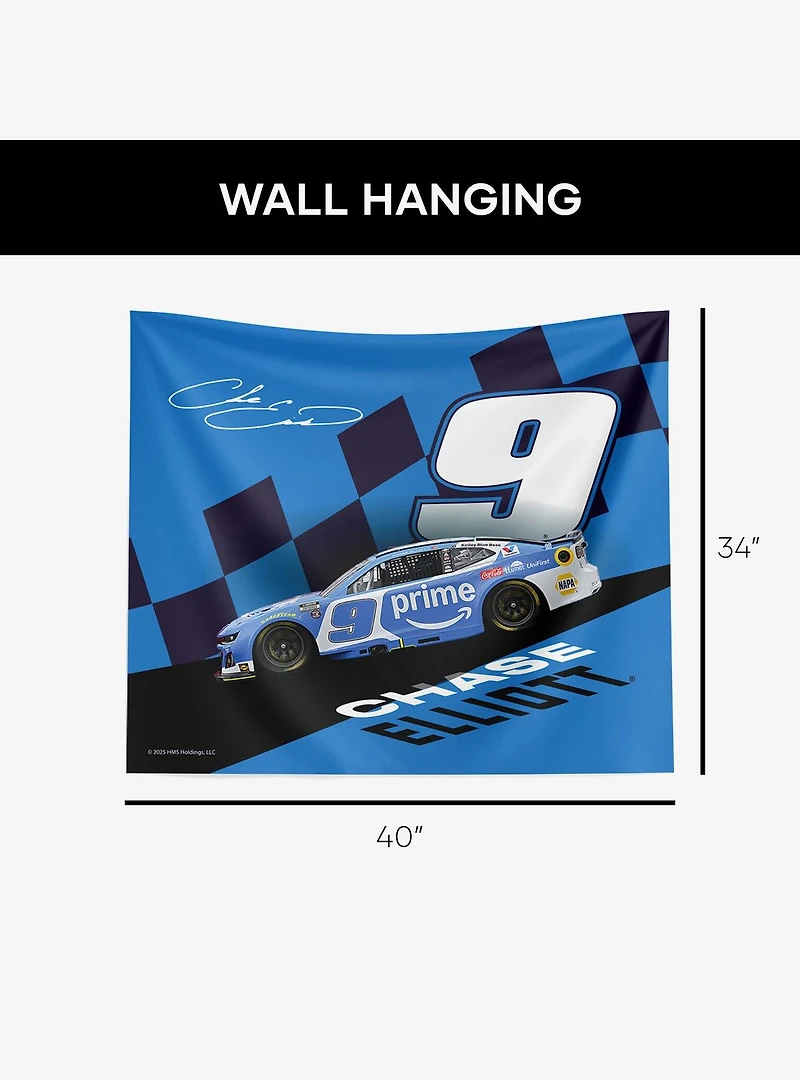 NASCAR Chase Elliot Slanted Track Wall Hanging