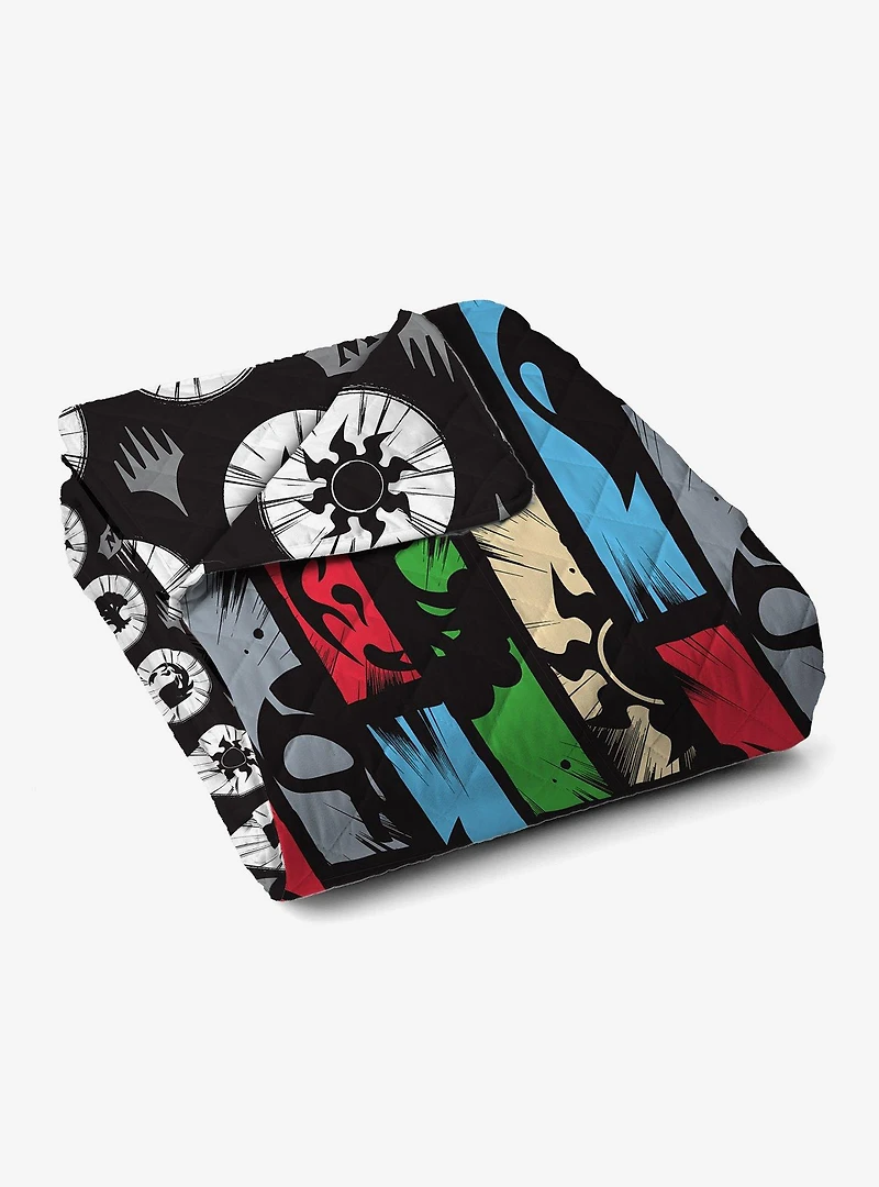 Magic: The Gathering Animated Magic Twin Quilted Blanket