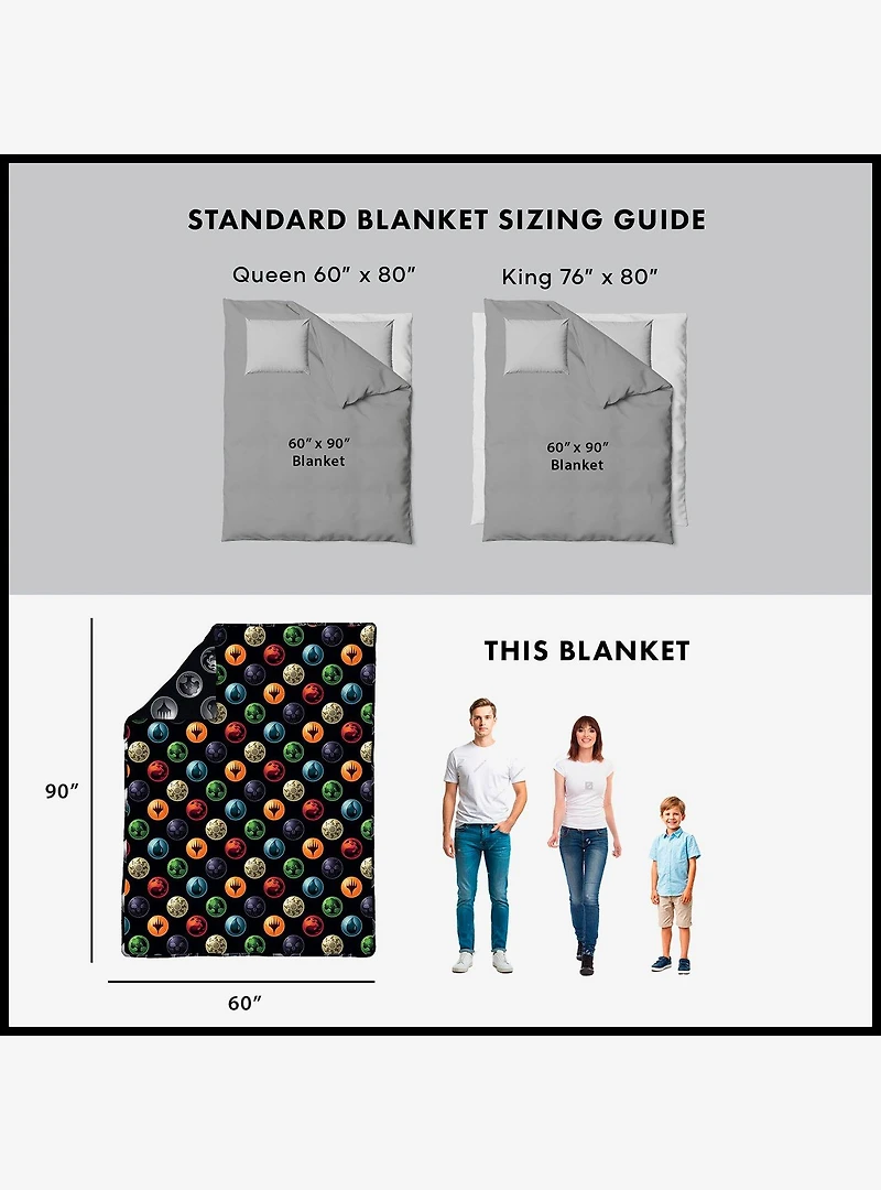 Magic: The Gathering Magic Icons Twin Quilted Blanket