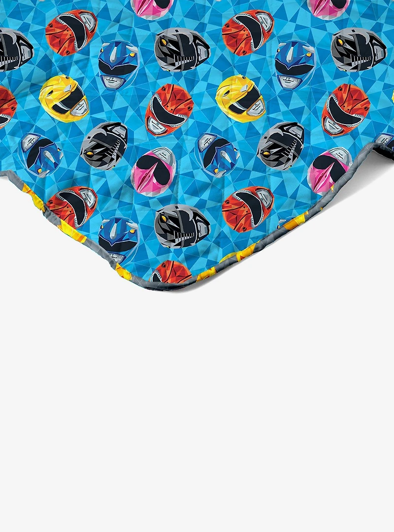 Mighty Morphin Power Rangers Geo Power Twin Quilted Blanket