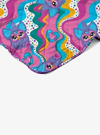 Furby World Quilted Throw Blanket