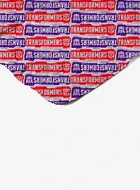 Transformers Transformer Logo Quilted Throw Blanket