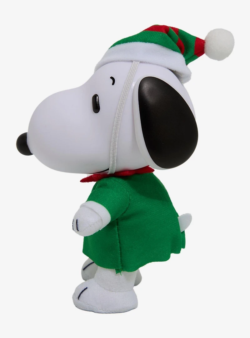 Figure Key Peanuts Snoopy Holiday Elf Vinyl Plush Figure