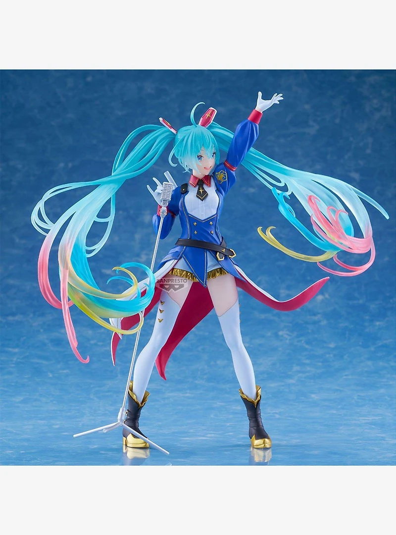 Bandai Namco Gundam 45th x Hatsune Miku Banpresto Evolve Hatsune Miku Gundam Collaboration Figure