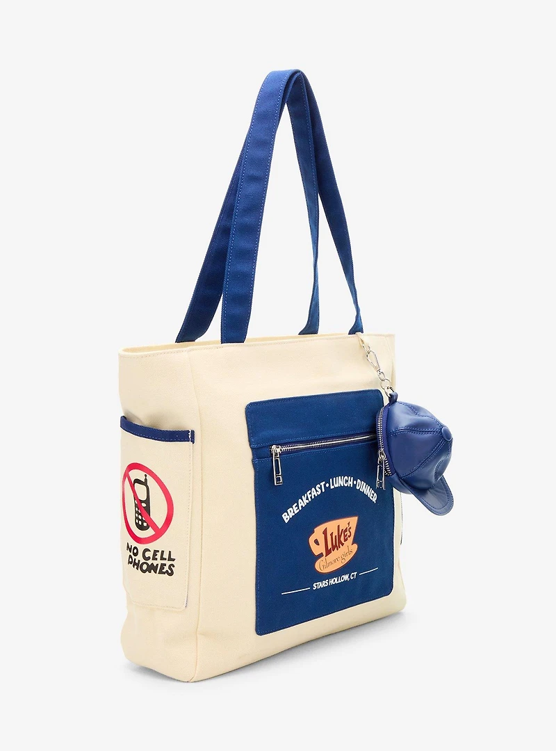 Gilmore Girls Luke's Diner Cavnas Tote Bag — BoxLunch Exclusive