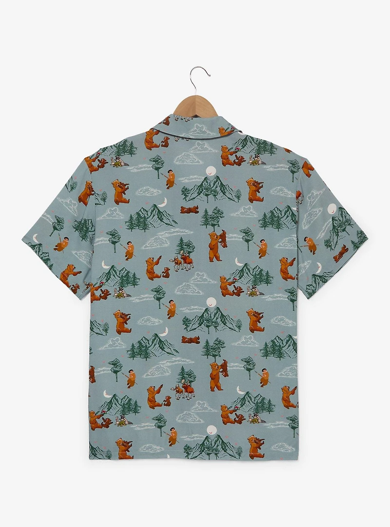 Disney Brother Bear Allover Print Woven Button-Up — BoxLunch Exclusive