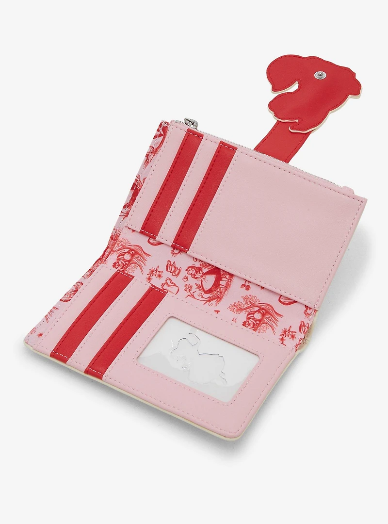Loungefly Disney Alice in Wonderland Tonal Cheshire Cat Floral Wallet - BoxLunch Exclusive