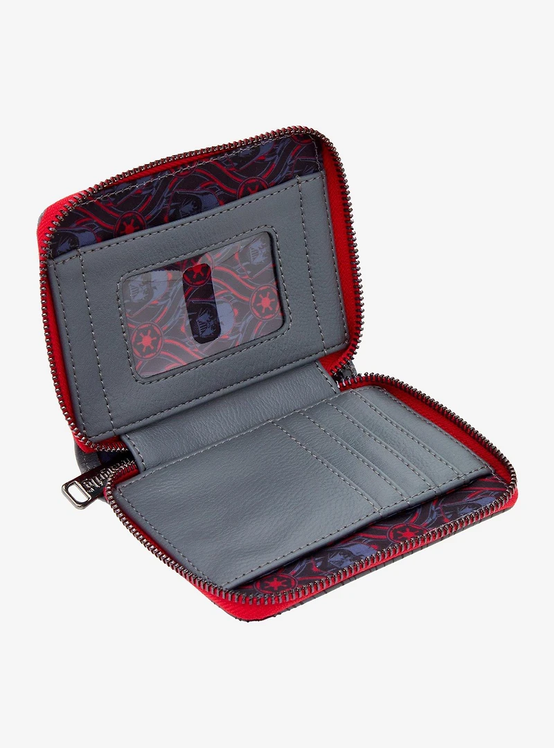Loungefly Star Wars Darth Vader Embossed Floral Wallet - BoxLunch Exclusive